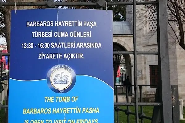 Barbaros Hayrettin Paşa Türbesi - Resim 14