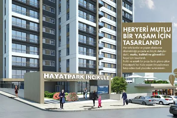 Hayat Park İnci Kule Residence - Resim 6