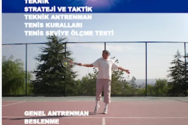Tenis dersi tenis kursu - Resim 12