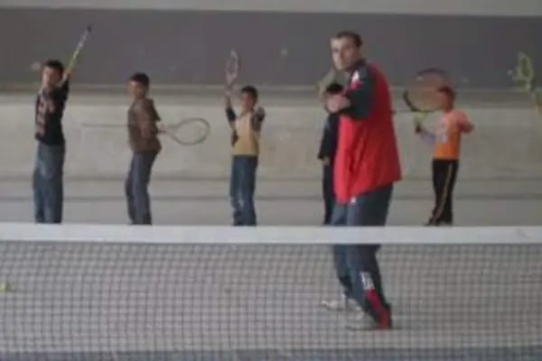Tenis dersi tenis kursu - Resim 9