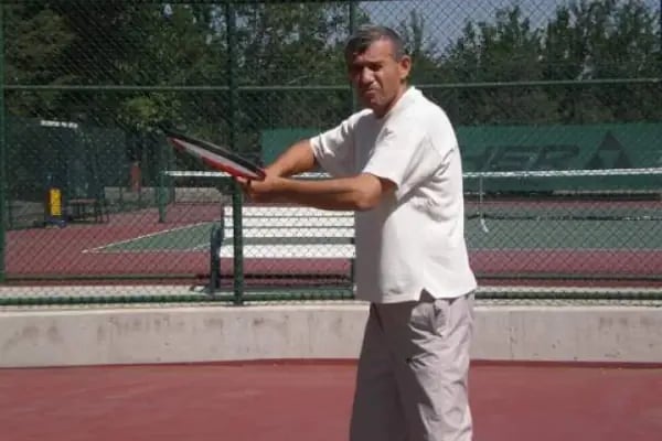 Tenis dersi tenis kursu - Resim 3