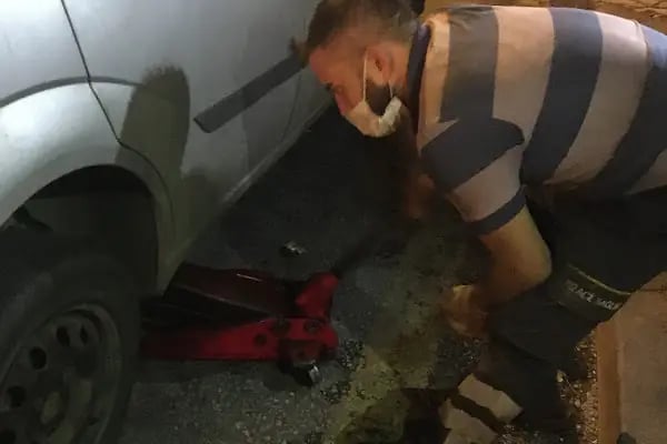 24 Saat Açık Ankara mobil lastik tamiri Yol yardımı - Resim 9