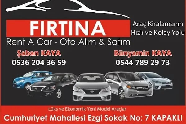 FIRTINA RENT A CAR EMLAK VE GAYRİMENKUL DANIŞMANLIĞI - Resim 2