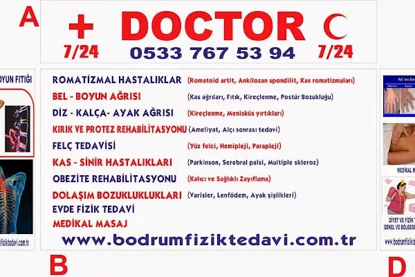 BODRUM FİZİK TEDAVİ REHABİLİTASYON ROMATİZMAL HASTALIKLAR SAĞLIK HİZMETLERİ - Resim 16