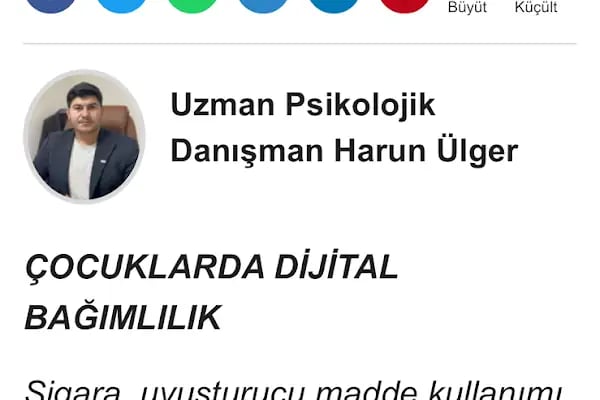 Uzman Psikolojik Danışman Harun Ülger - Resim 6