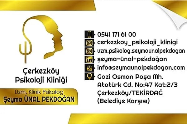 Çerkezköy Psikoloji Kliniği Uzm. Klinik Psikolog Şeyma Ünal Pekdoğan - Resim 18