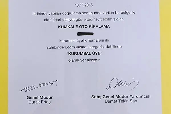 Kumkale Oto Kiralama - Resim 7