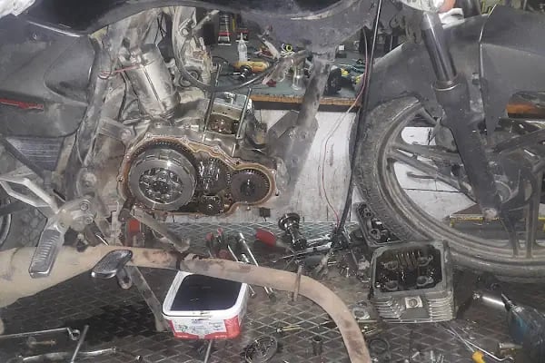 Örnek Motosiklet Deniz Motoru Bakım Ve Onarım Yedek Parça - Resim 16