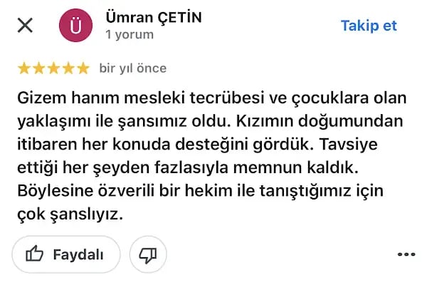 Dr.Gizem GÜNGÖR TAKEŞ Muayenehanesi - Resim 11