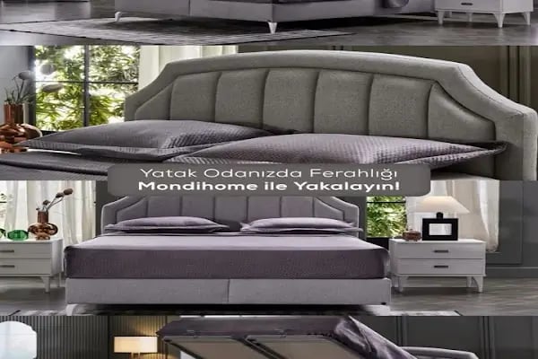 Siteler Mondi Home Esinti Mobilya-En Uygun Mondi Home-Mondi Home Yatak Baza - Resim 4