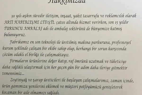 TURUNCU AMBALAJ ÜRETİM TESİSİ-BORNOVA - Resim 4