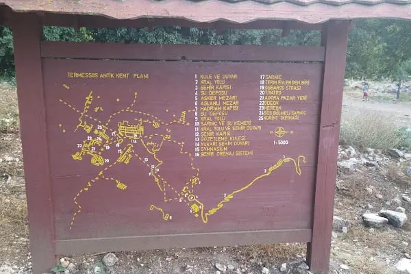Güllük Dağı Termessos Milli Parkı - Resim 9