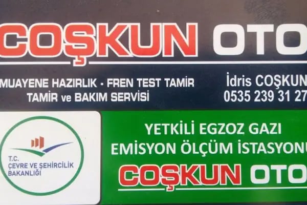 Coşkun Egzoz Emisyon Ölçüm Ve Ön Muayene Hazırlık Tamir Bakım Servisi - Resim 15
