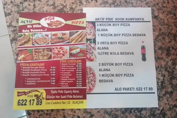 AKTİF PİDE PİZZA LAHMACUN - Resim 7